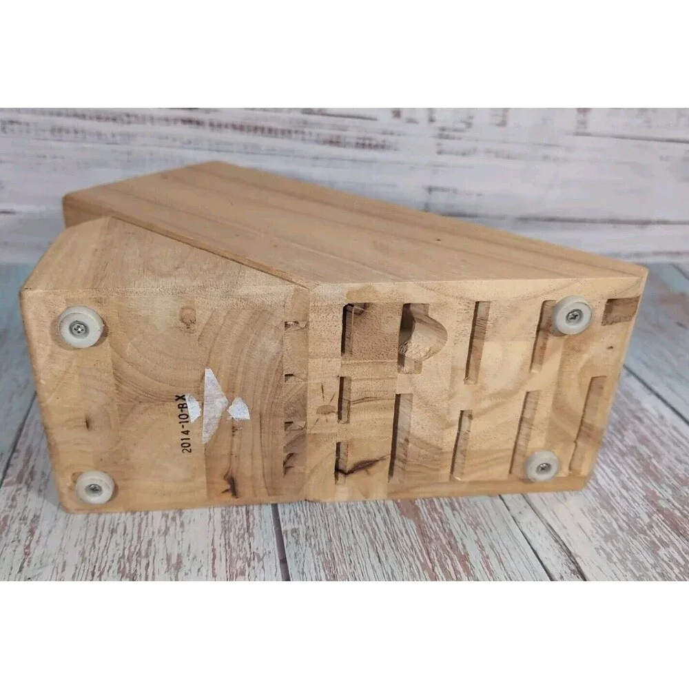 Wusthof 15 Slot Wooden Knife Block - Picture 7 of 13